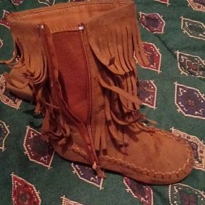 High top moccasins